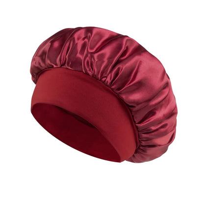 Gorro de satén para dormir y proteger el cabello del frizz - imagen 14
