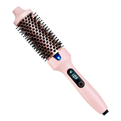 Cepillo secador 3 en 1 rosa para secar, alisar y dar volumen color Rosa
