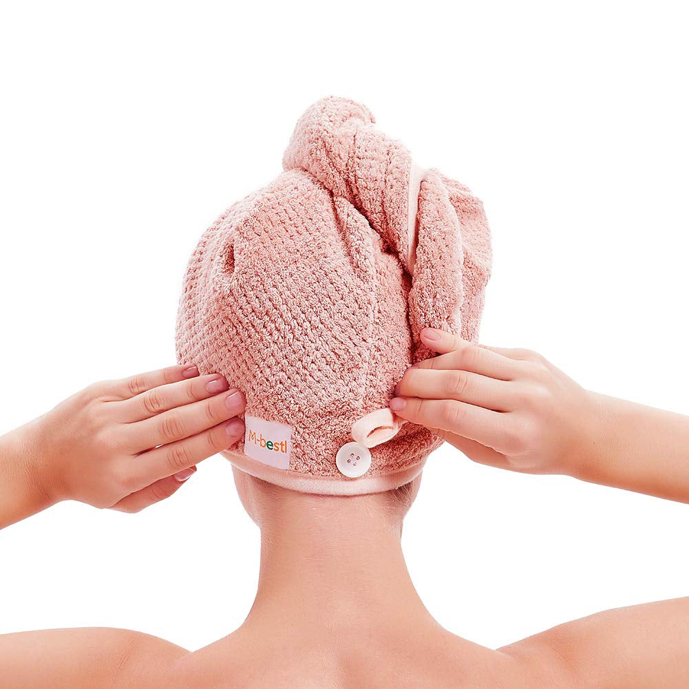 Toalla de microfibra para cabello pack de 2 para secado suave - imagen 3