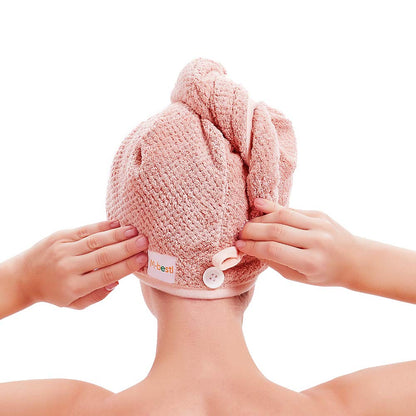 Toalla de microfibra para cabello pack de 2 para secado suave - imagen 3