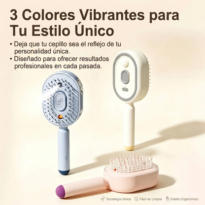 Cepillo de vapor anti-frizz con aromaterapia para cabello - imagen 4