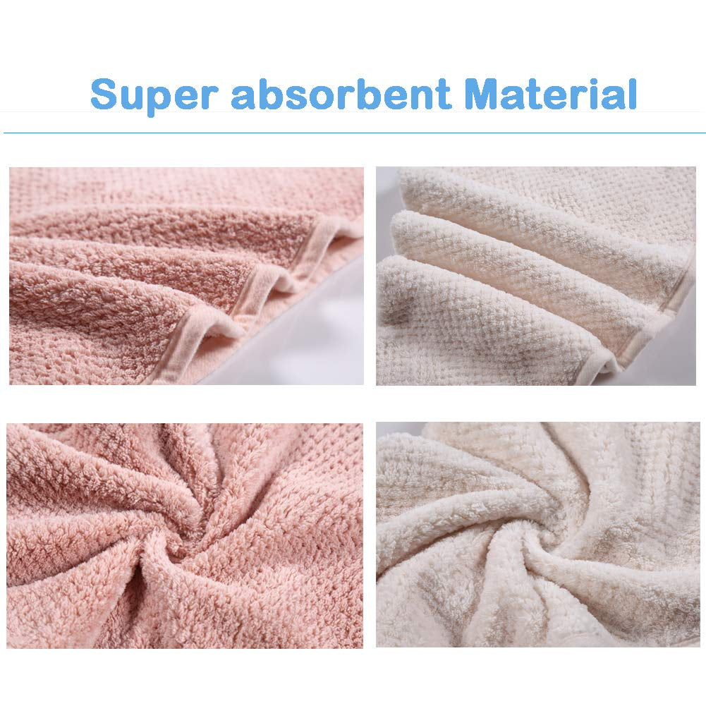 Toalla de microfibra para cabello pack de 2 para secado suave - imagen 4