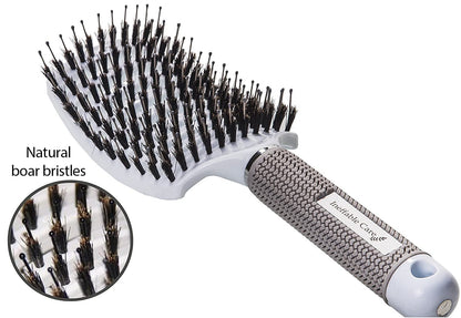 Set de cepillos desenredantes anti-frizz para rutina diaria de cabello - imagen 7
