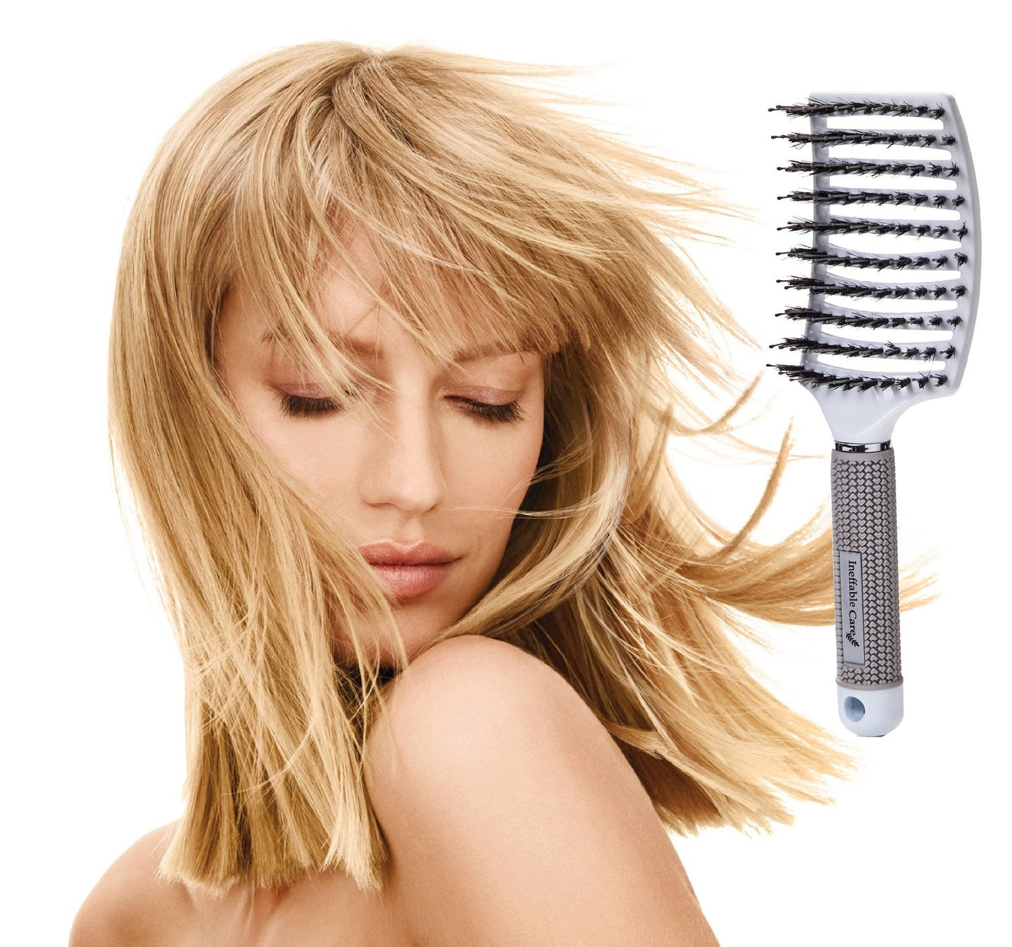 Set de cepillos desenredantes anti-frizz para rutina diaria de cabello - imagen 6